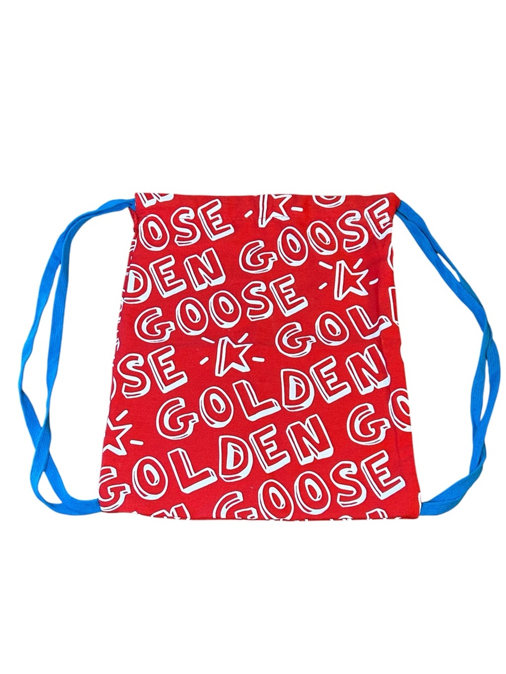 Golden Goose Red White Blue Baby Shoe Dust Bag Drawstring Backpack Bag